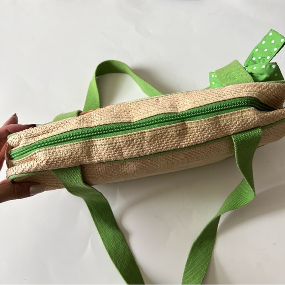 Paul Frank Rattan Purse "Bees don't feed the bears" vintage Y2K - Picture 10 of 15